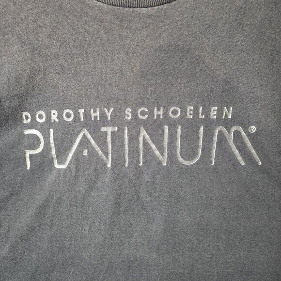 Vintage Dorothy Schoelen Platinum T-shirt Size Large Single Stitch 90s USA - Picture 3 of 7